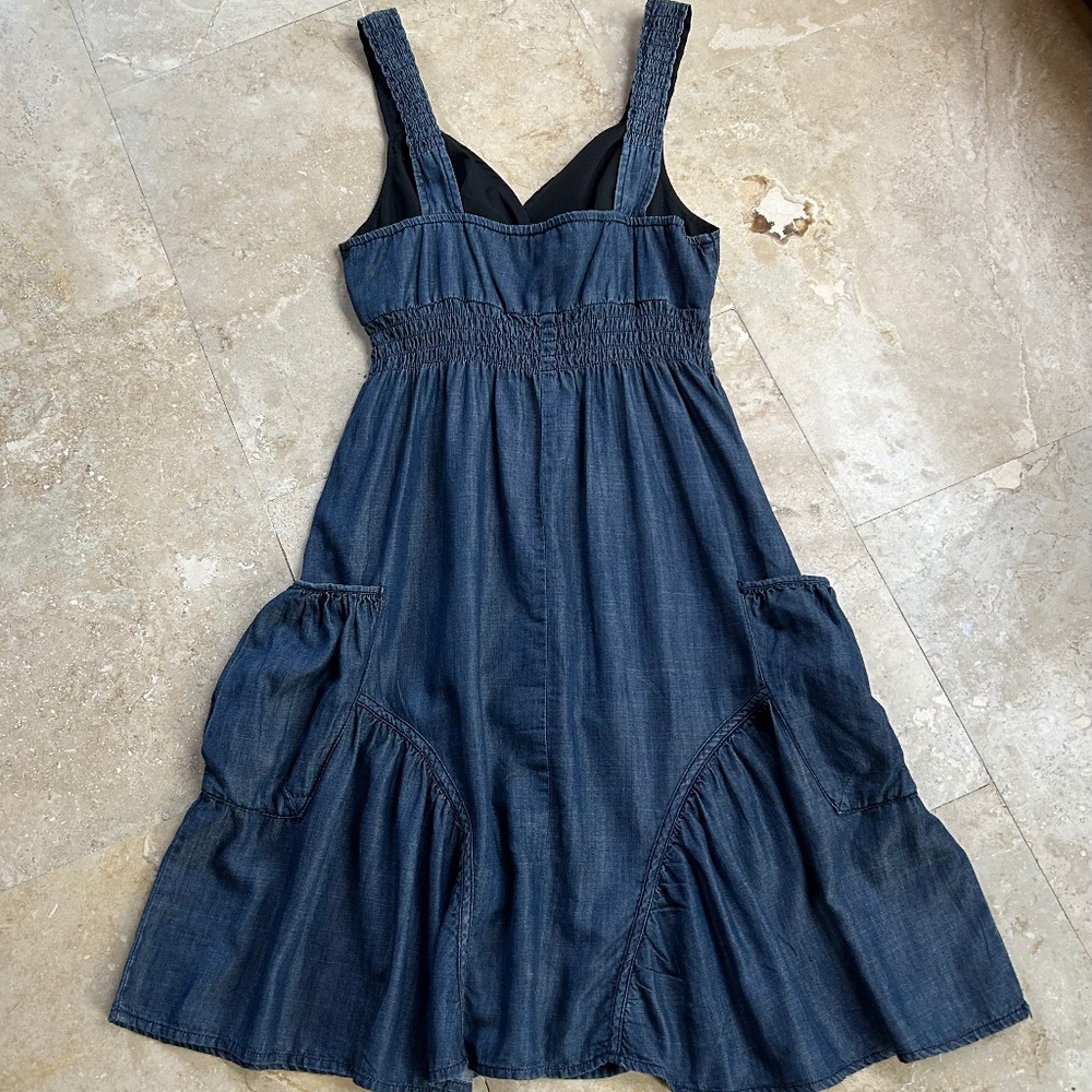 INC International Concepts Blue Jeans Dress, Size 6 - Picture 2 of 16